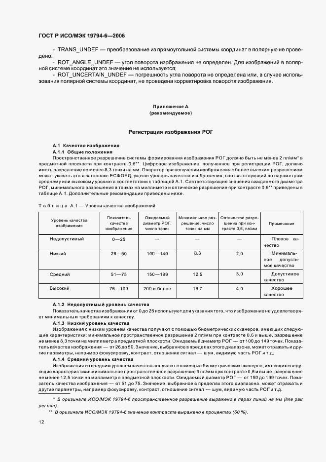 Страница 16 ГОСТ Р ИСО/МЭК 19794-6-2006