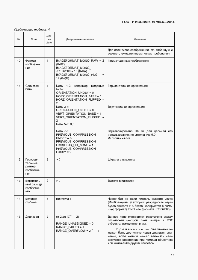 Страница 17 ГОСТ Р ИСО/МЭК 19794-6-2014