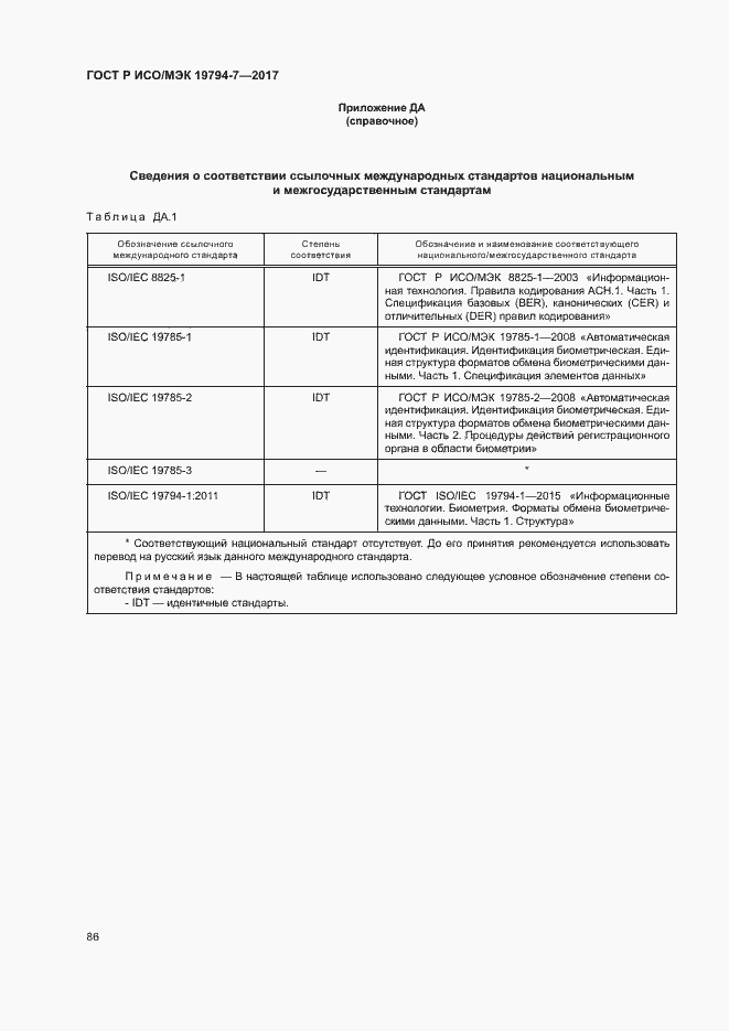 Страница 89 ГОСТ Р ИСО/МЭК 19794-7-2017
