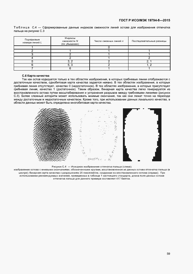 Страница 63 ГОСТ Р ИСО/МЭК 19794-8-2015