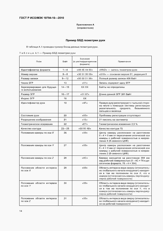 Страница 18 ГОСТ Р ИСО/МЭК 19794-10-2010