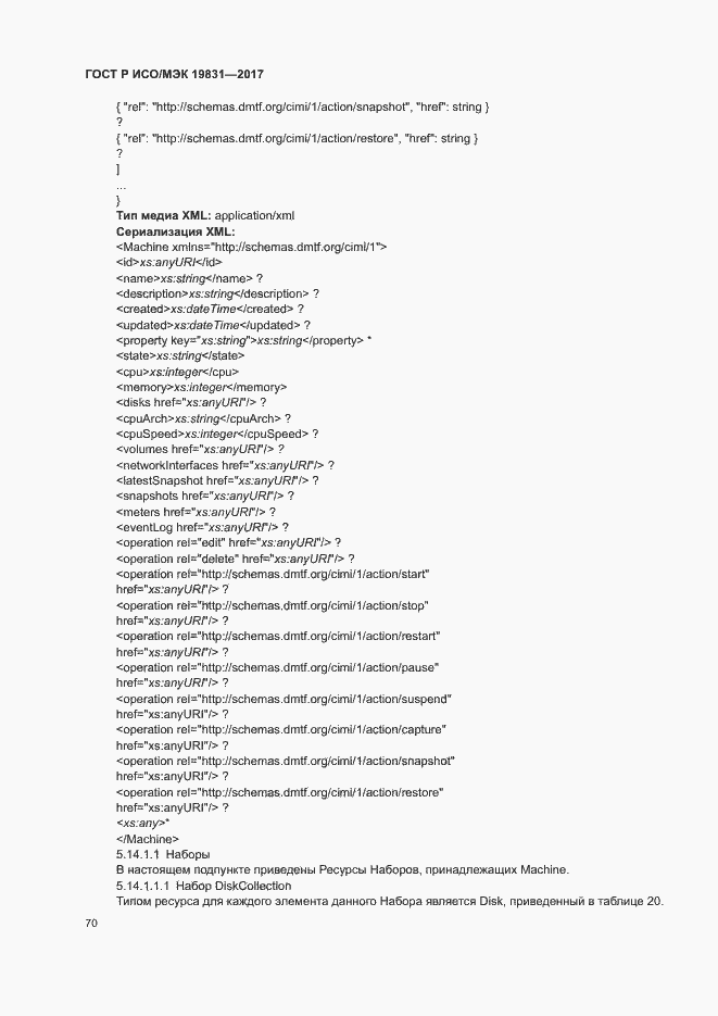 Страница 74 ГОСТ Р ИСО/МЭК 19831-2017