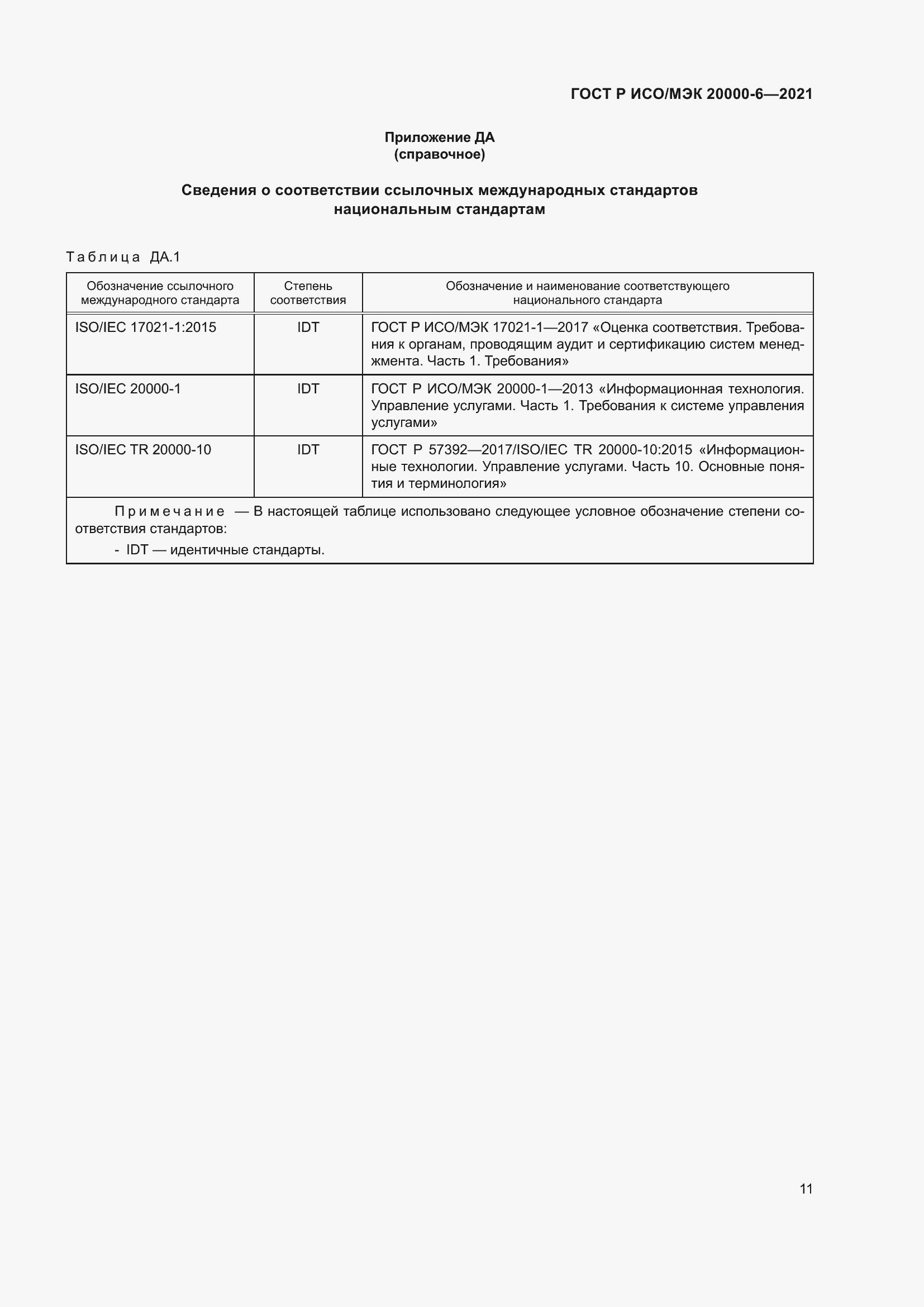 Страница 15 ГОСТ Р ИСО/МЭК 20000-6-2021