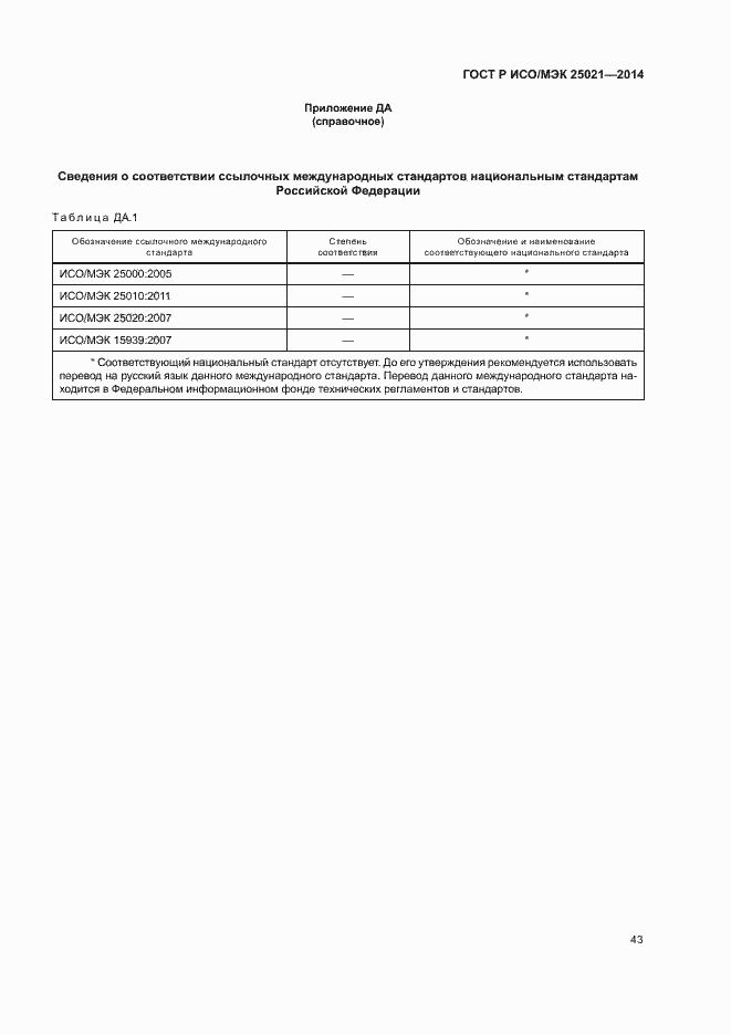 Страница 48 ГОСТ Р ИСО/МЭК 25021-2014