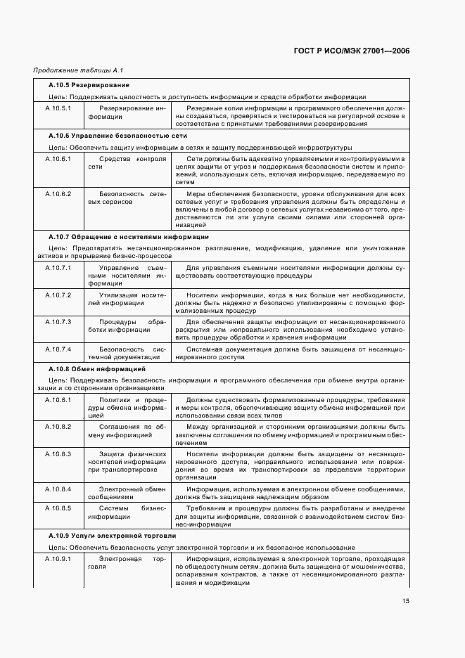 Страница 20 ГОСТ Р ИСО/МЭК 27001-2006