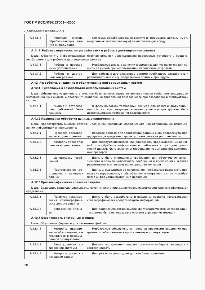 Страница 23 ГОСТ Р ИСО/МЭК 27001-2006