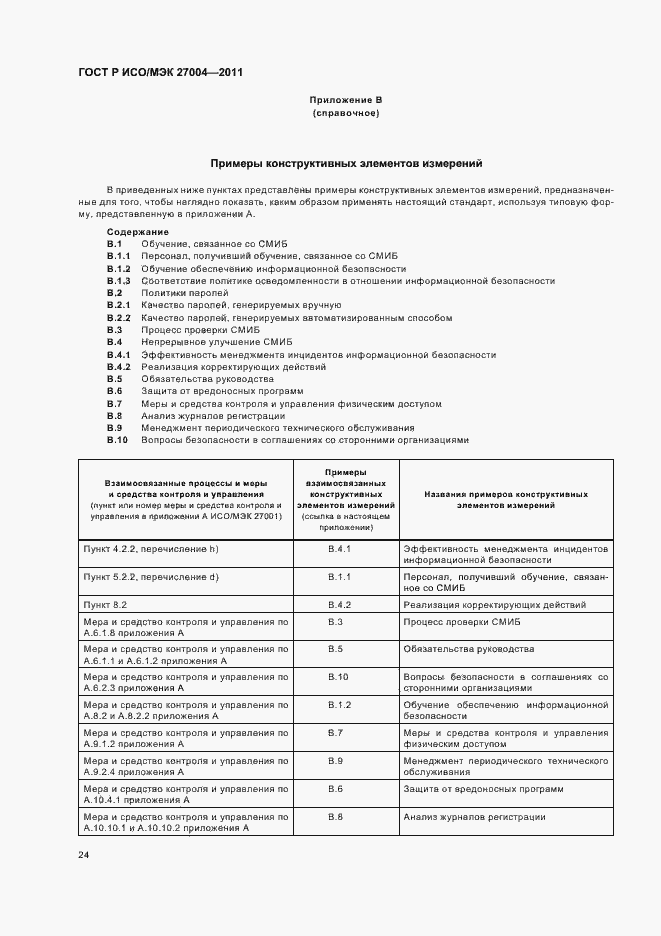 Страница 30 ГОСТ Р ИСО/МЭК 27004-2011
