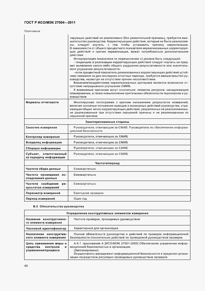 Страница 46 ГОСТ Р ИСО/МЭК 27004-2011