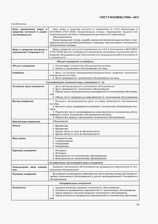 Страница 55 ГОСТ Р ИСО/МЭК 27004-2011