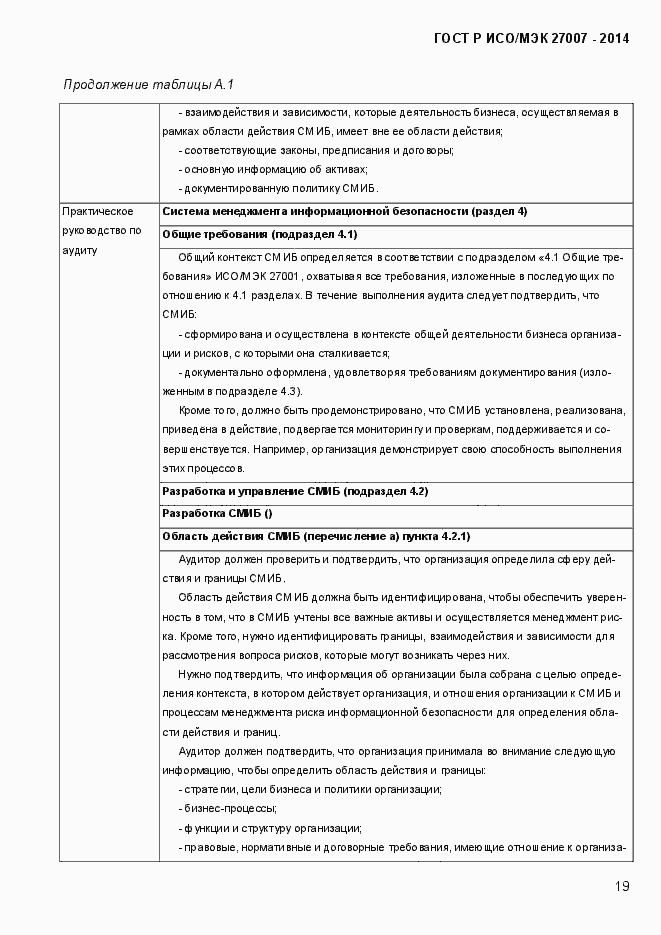 Страница 25 ГОСТ Р ИСО/МЭК 27007-2014