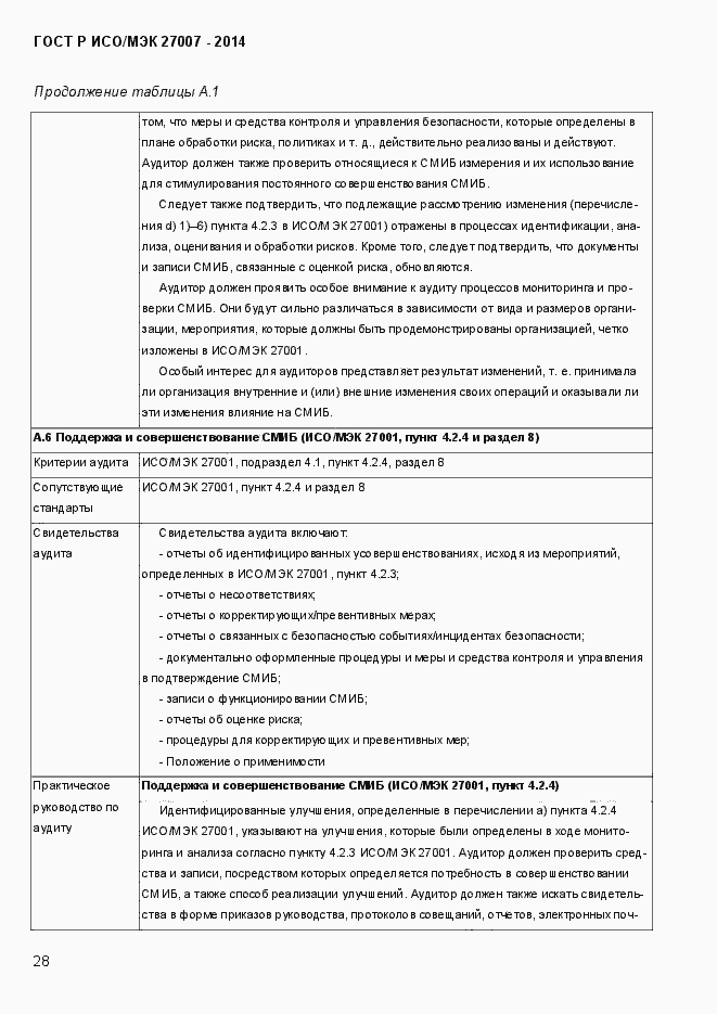 Страница 34 ГОСТ Р ИСО/МЭК 27007-2014