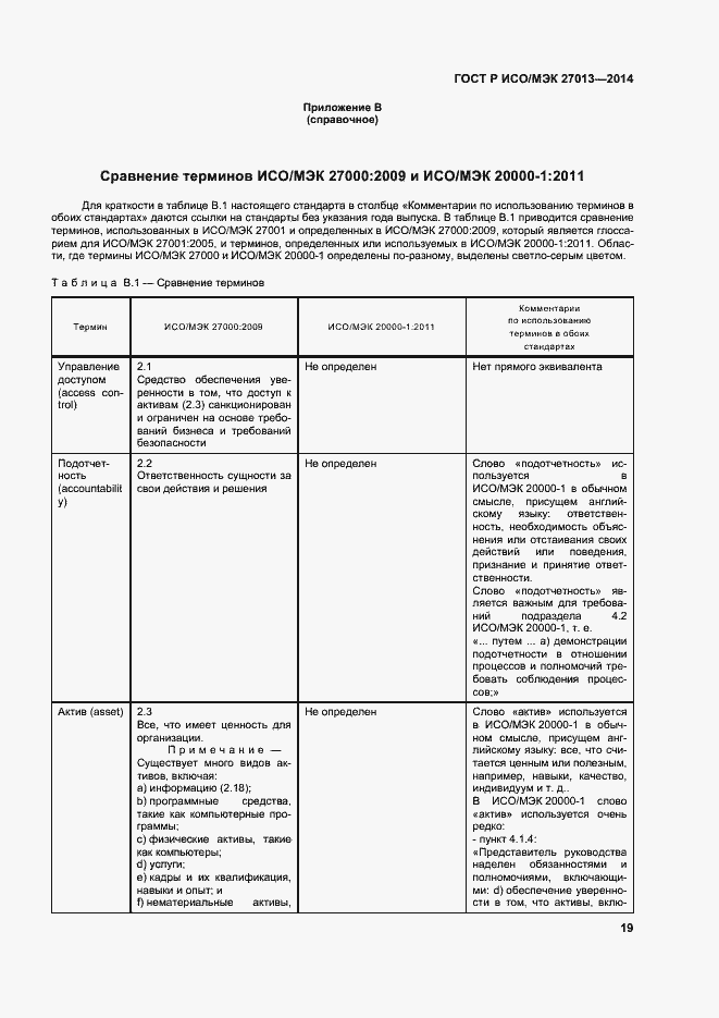 Страница 23 ГОСТ Р ИСО/МЭК 27013-2014