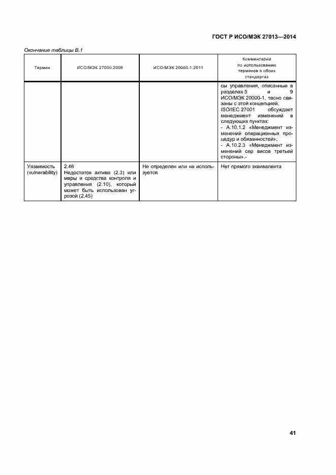 Страница 45 ГОСТ Р ИСО/МЭК 27013-2014