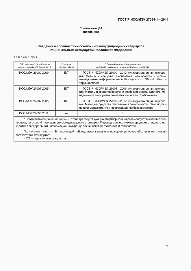 Страница 72 ГОСТ Р ИСО/МЭК 27034-1-2014