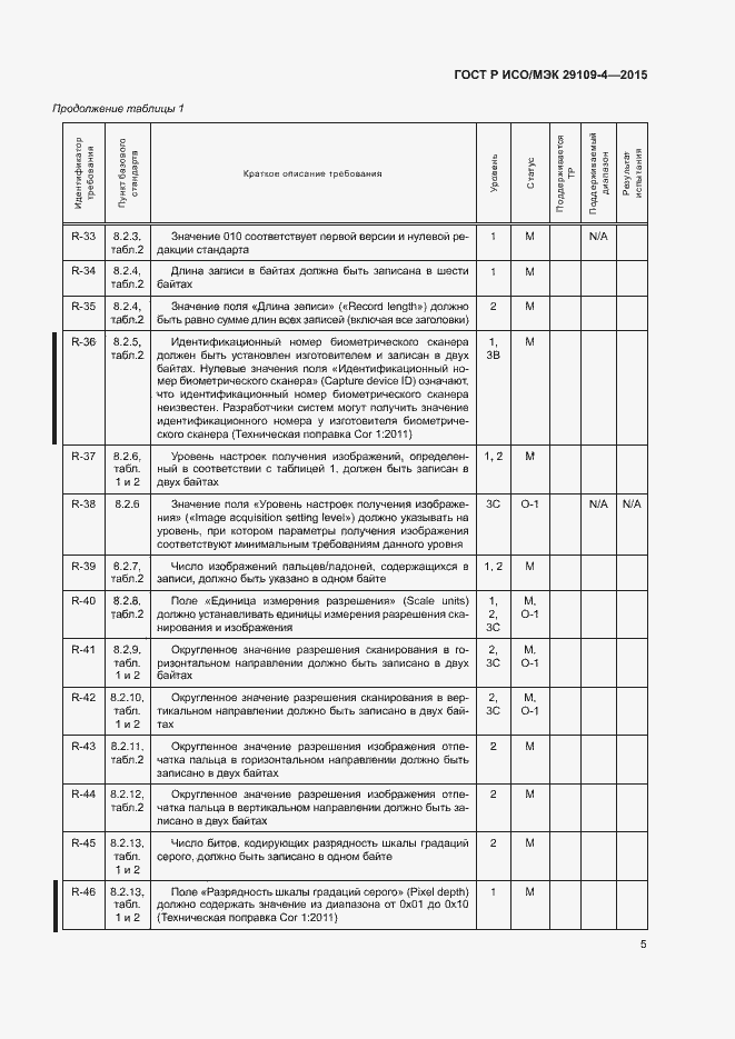 Страница 9 ГОСТ Р ИСО/МЭК 29109-4-2015