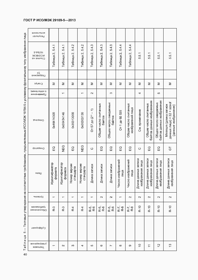 Страница 44 ГОСТ Р ИСО/МЭК 29109-5-2013