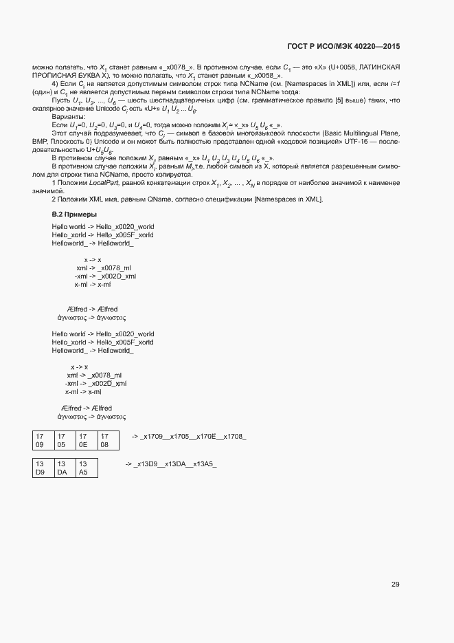 Страница 33 ГОСТ Р ИСО/МЭК 40220-2015