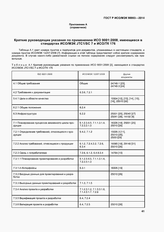 Страница 45 ГОСТ Р ИСО/МЭК 90003-2014
