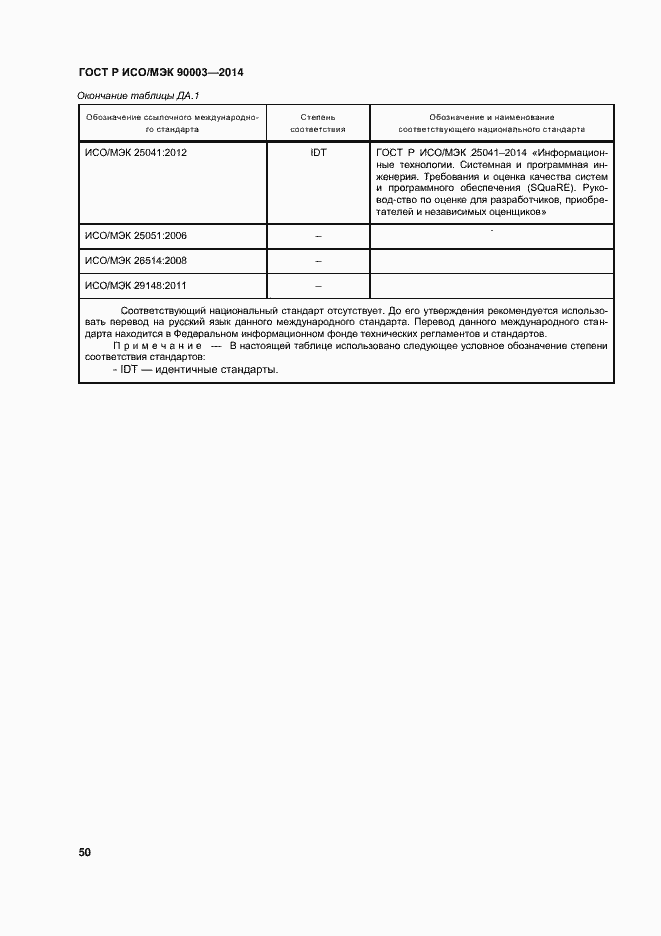 Страница 54 ГОСТ Р ИСО/МЭК 90003-2014