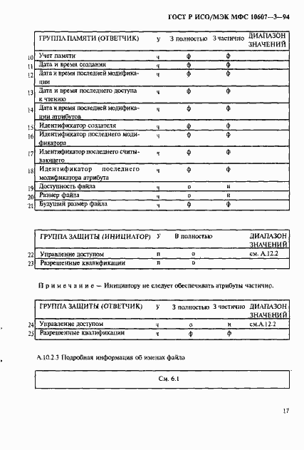 Страница 21 ГОСТ Р ИСО/МЭК МФС 10607-3-94