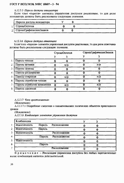 Страница 34 ГОСТ Р ИСО/МЭК МФС 10607-3-94