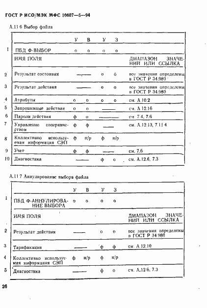 Страница 30 ГОСТ Р ИСО/МЭК МФС 10607-5-94