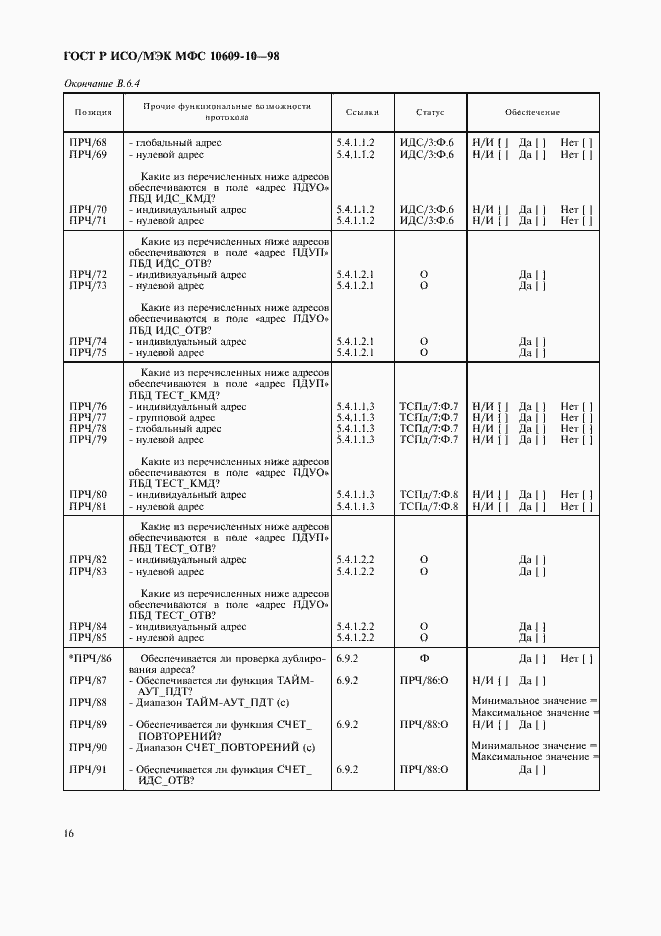 Страница 20 ГОСТ Р ИСО/МЭК МФС 10609-10-98