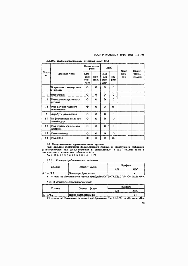 Страница 43 ГОСТ Р ИСО/МЭК МФС 10611-4-95