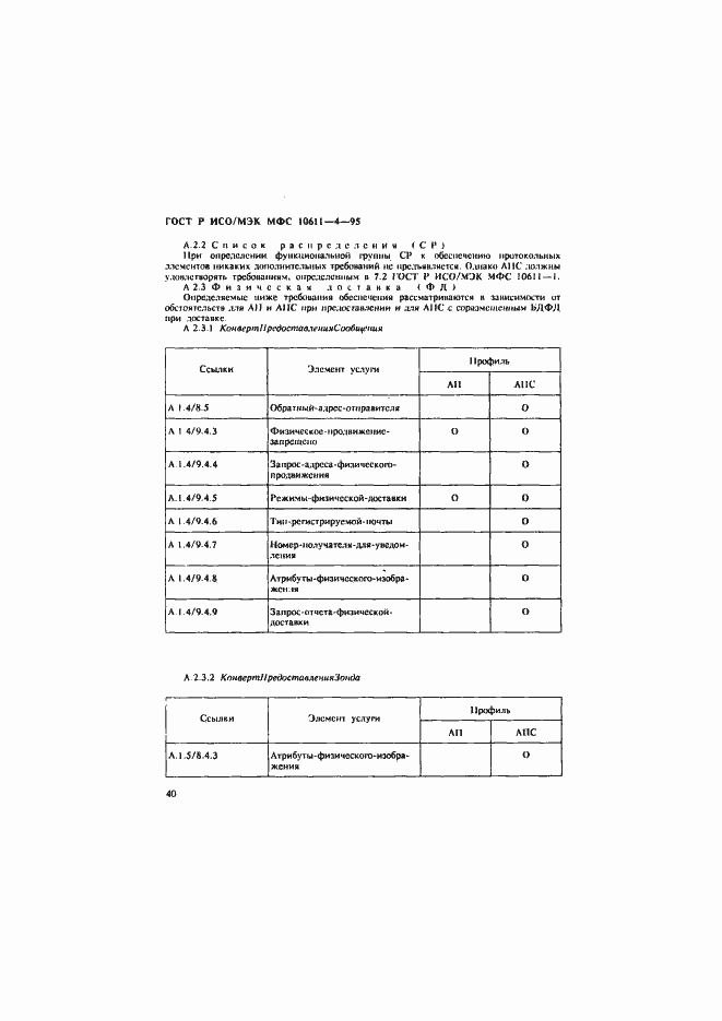 Страница 44 ГОСТ Р ИСО/МЭК МФС 10611-4-95
