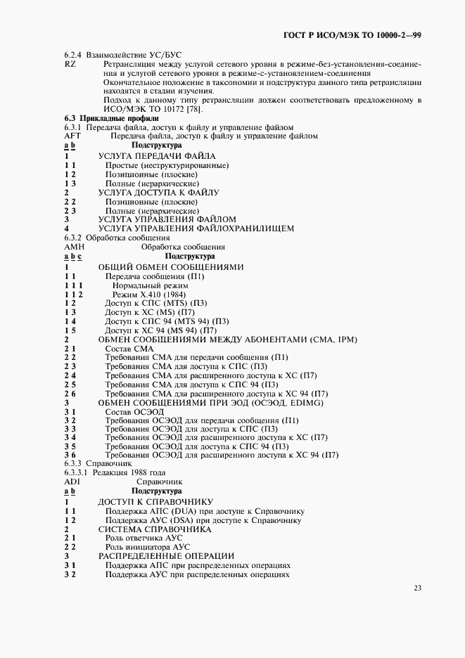 Страница 27 ГОСТ Р ИСО/МЭК ТО 10000-2-99