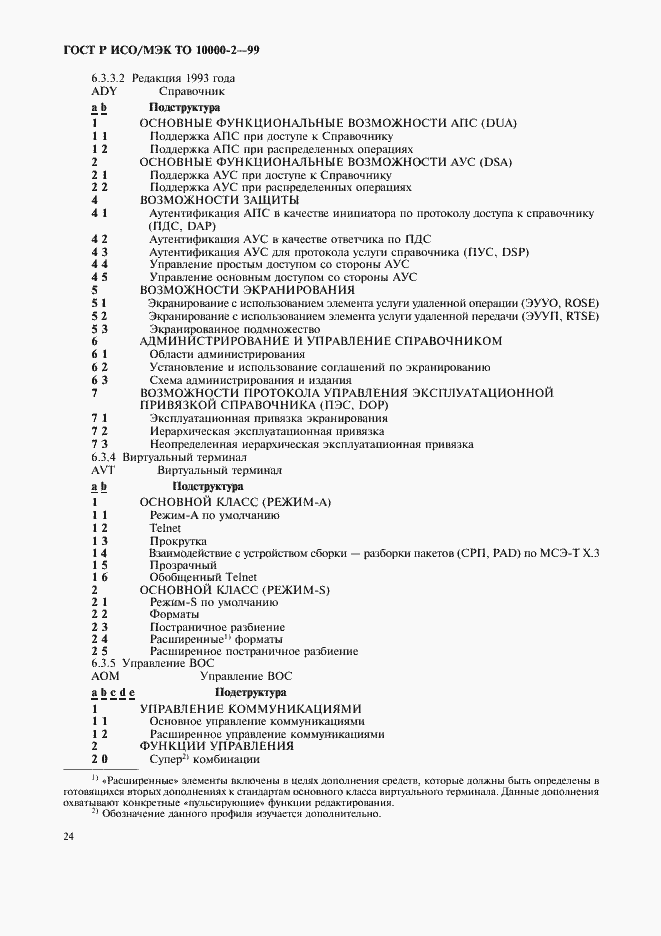 Страница 28 ГОСТ Р ИСО/МЭК ТО 10000-2-99