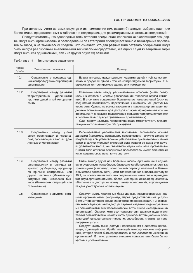 Страница 10 ГОСТ Р ИСО/МЭК ТО 13335-5-2006