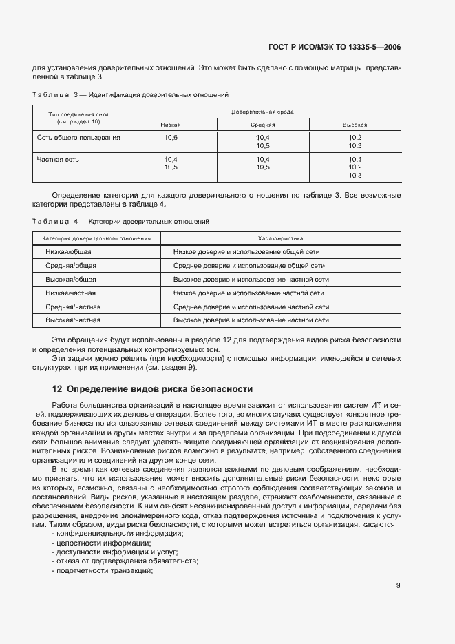 Страница 12 ГОСТ Р ИСО/МЭК ТО 13335-5-2006