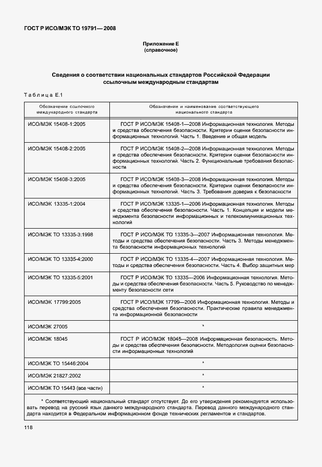 Страница 122 ГОСТ Р ИСО/МЭК ТО 19791-2008