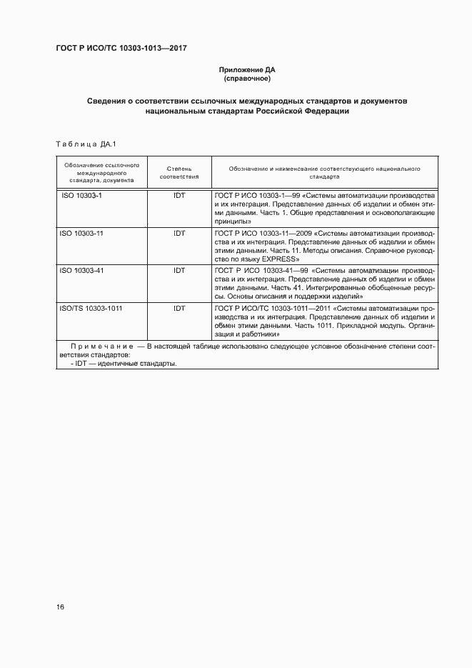 Страница 20 ГОСТ Р ИСО/ТС 10303-1013-2017