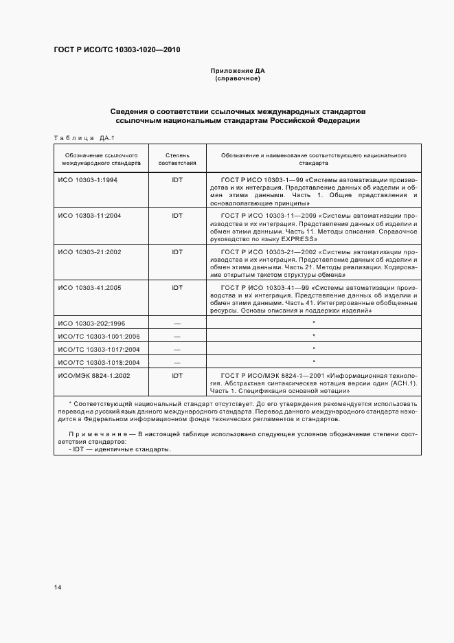 Страница 18 ГОСТ Р ИСО/ТС 10303-1020-2010