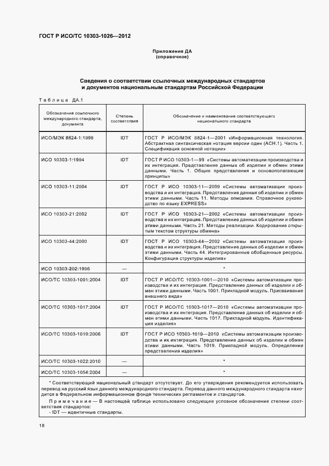 Страница 22 ГОСТ Р ИСО/ТС 10303-1026-2012