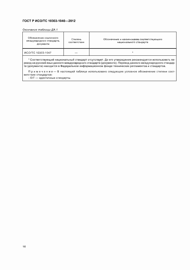 Страница 20 ГОСТ Р ИСО/ТС 10303-1040-2012