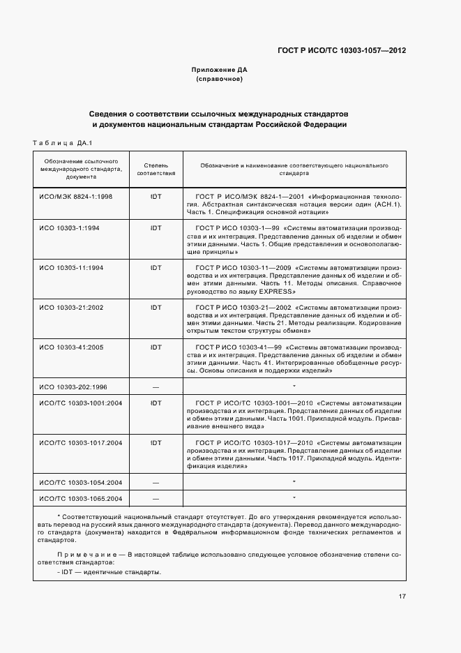 Страница 21 ГОСТ Р ИСО/ТС 10303-1057-2012