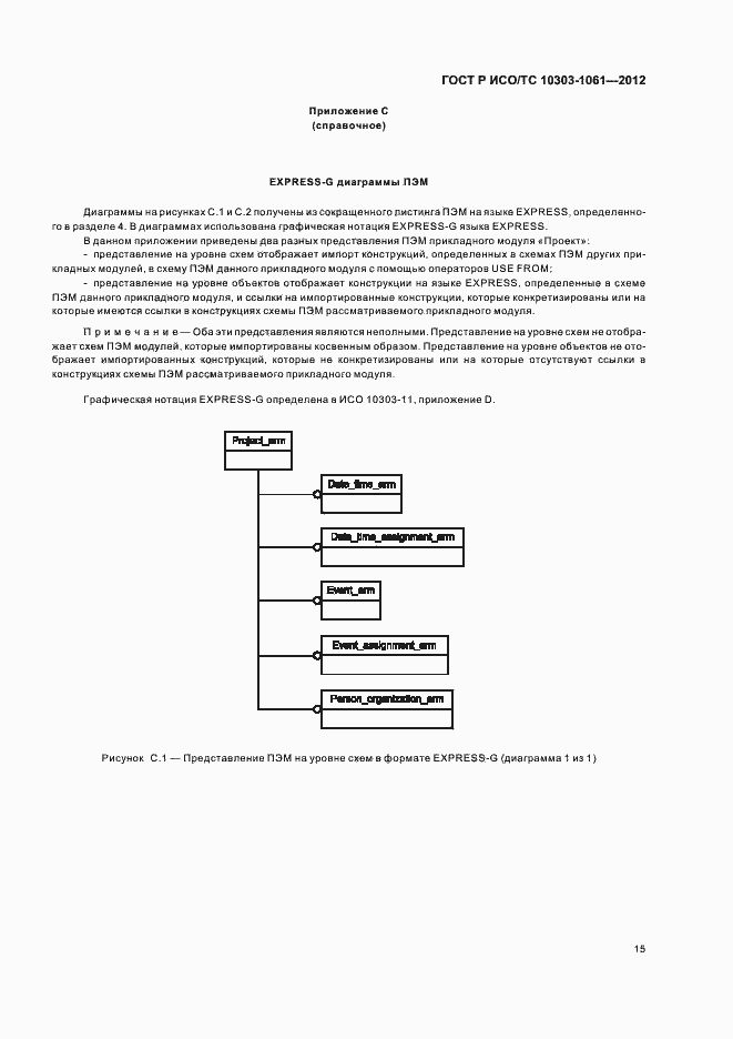 Страница 19 ГОСТ Р ИСО/ТС 10303-1061-2012