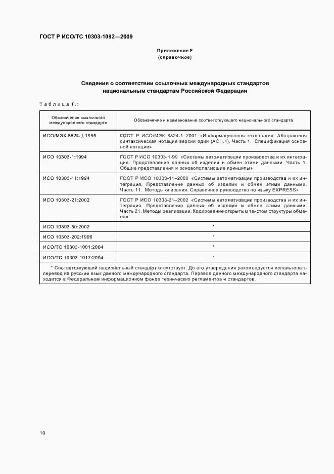 Страница 14 ГОСТ Р ИСО/ТС 10303-1092-2009