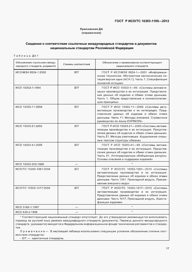 Страница 21 ГОСТ Р ИСО/ТС 10303-1105-2012