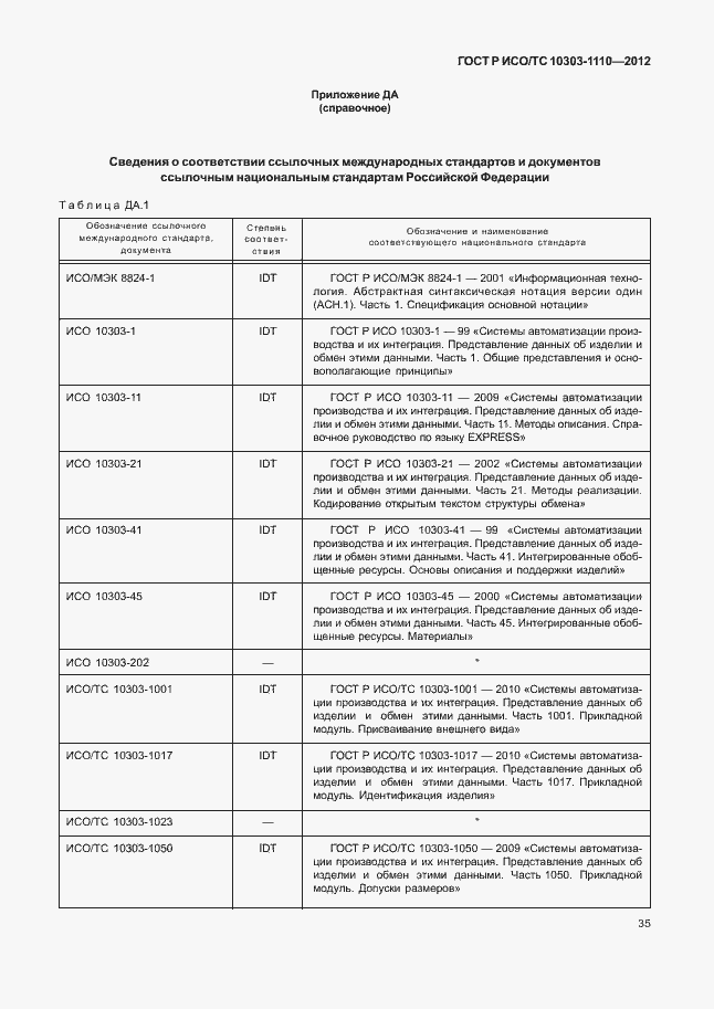 Страница 40 ГОСТ Р ИСО/ТС 10303-1110-2012