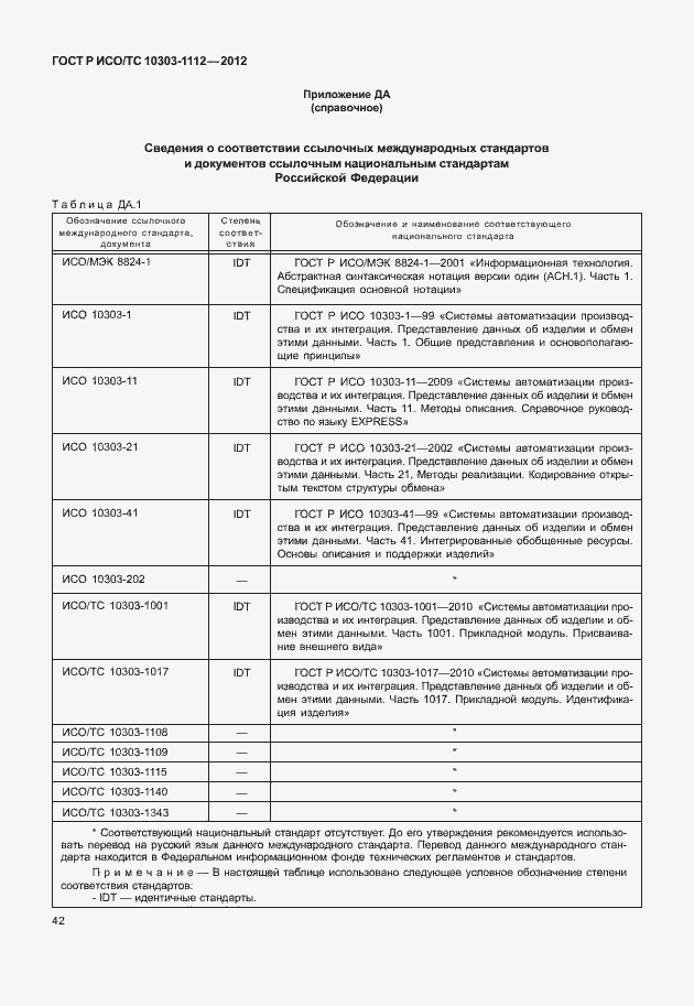 Страница 46 ГОСТ Р ИСО/ТС 10303-1112-2012