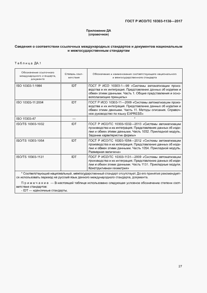Страница 31 ГОСТ Р ИСО/ТС 10303-1130-2017