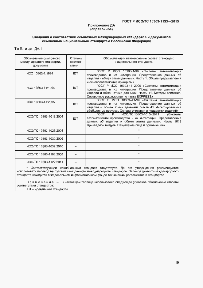 Страница 22 ГОСТ Р ИСО/ТС 10303-1133-2013