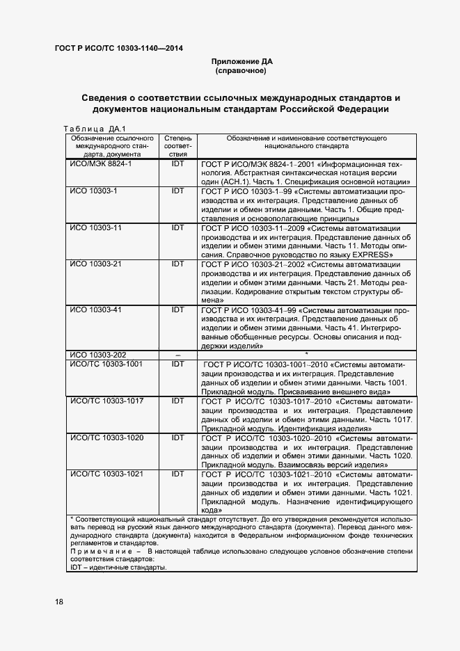 Страница 21 ГОСТ Р ИСО/ТС 10303-1140-2014