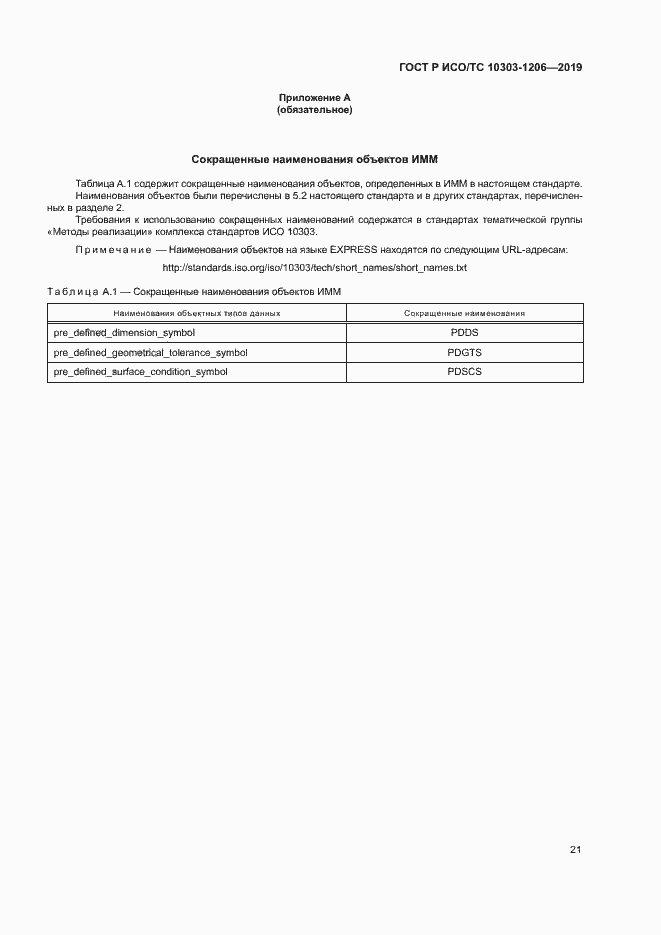 Страница 25 ГОСТ Р ИСО/ТС 10303-1206-2019