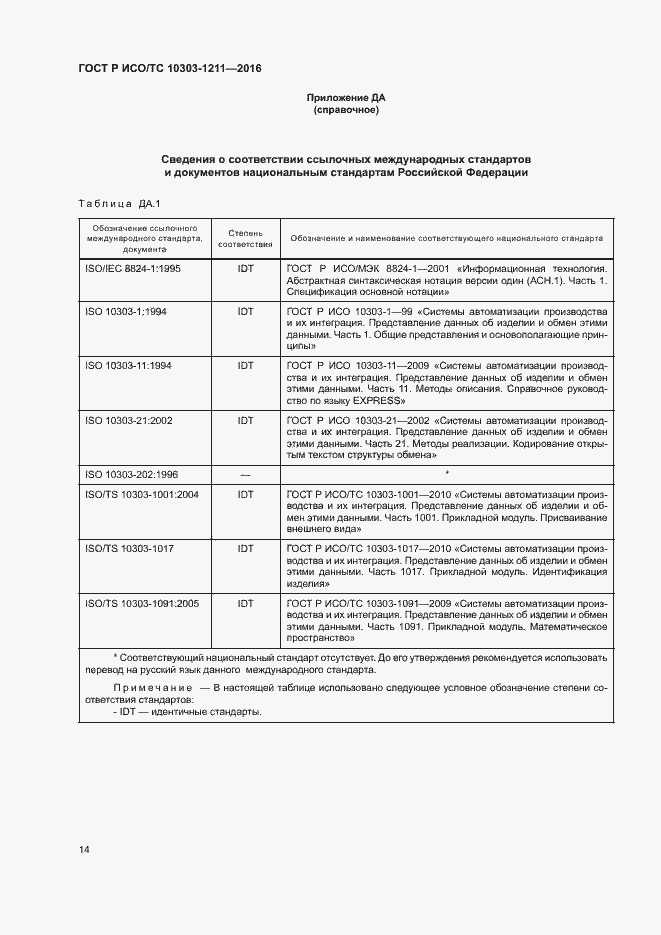 Страница 18 ГОСТ Р ИСО/ТС 10303-1211-2016