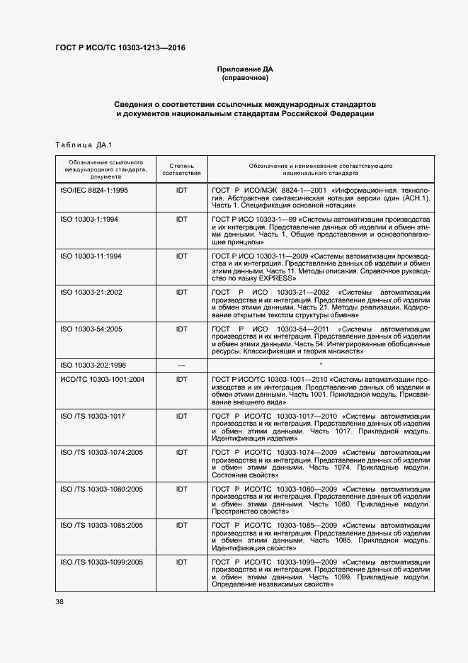 Страница 42 ГОСТ Р ИСО/ТС 10303-1213-2016